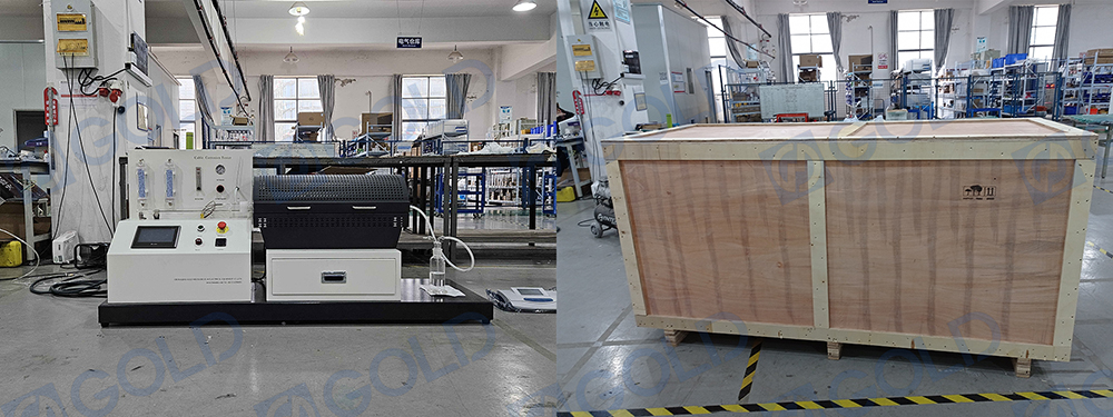 IEC 60754 Тестер кабельного коррозии готов к отправке