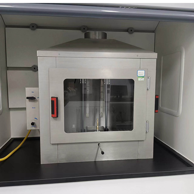 Тестер одиночного источника пламени ISO 11925 для испытаний на воспламеняемость строительных материалов