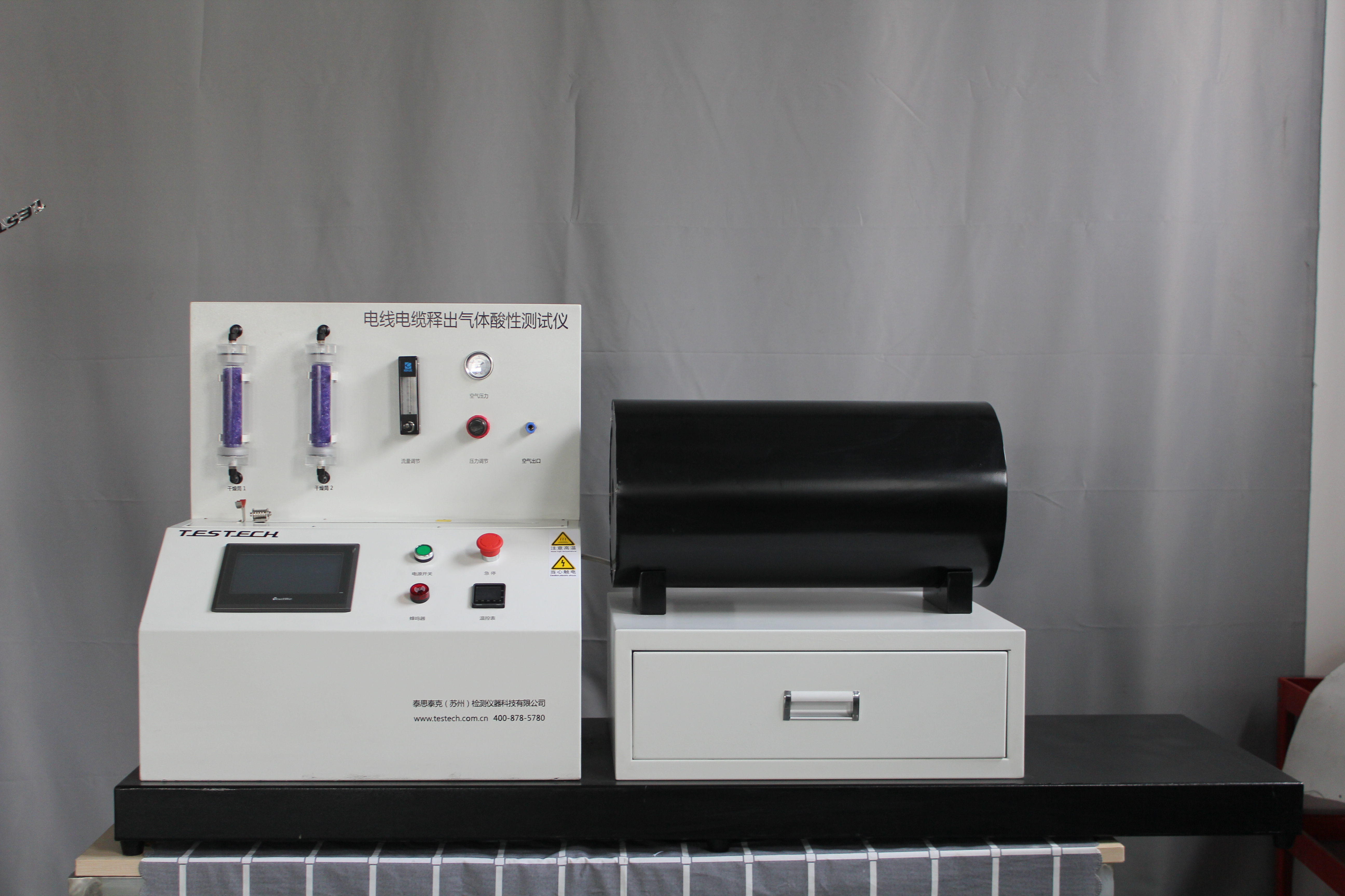 Тестер коррозии кабеля для IEC 60754-1 и IEC 60754-2