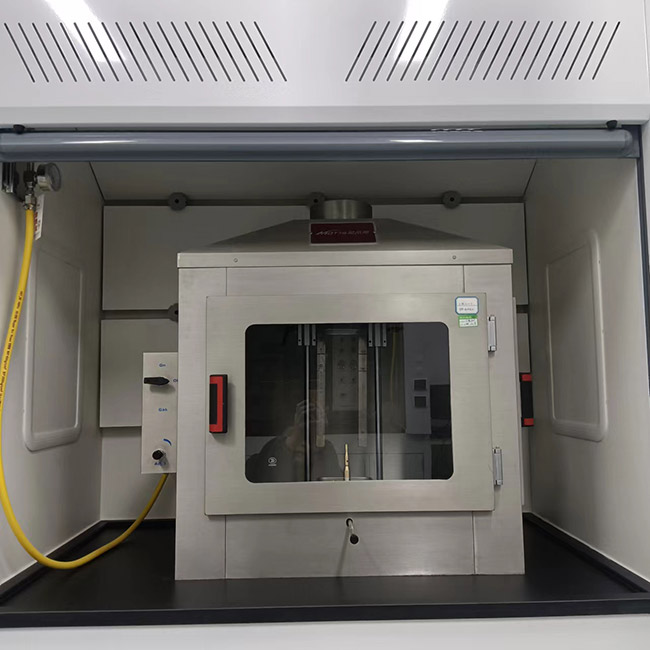 Тестер одиночного источника пламени ISO 11925 для испытаний на воспламеняемость строительных материалов